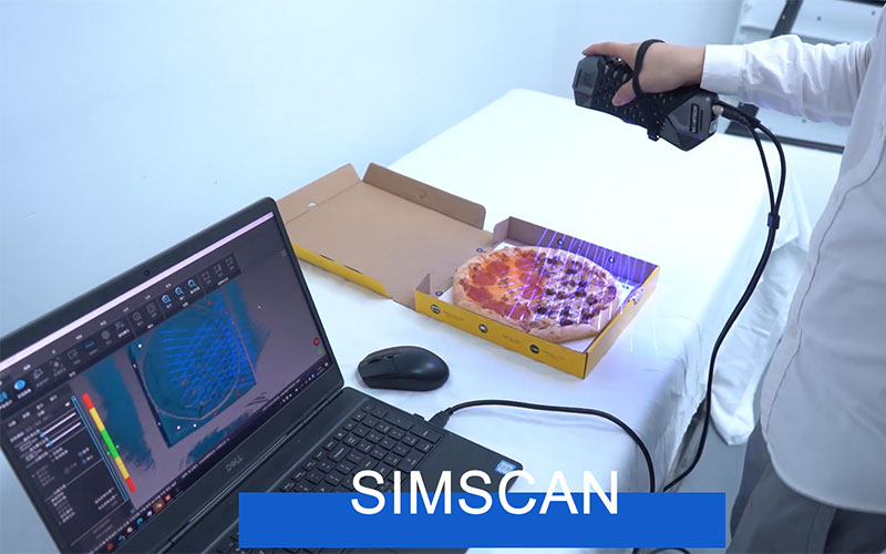 SIMSCAN 3D Scanning Pizza