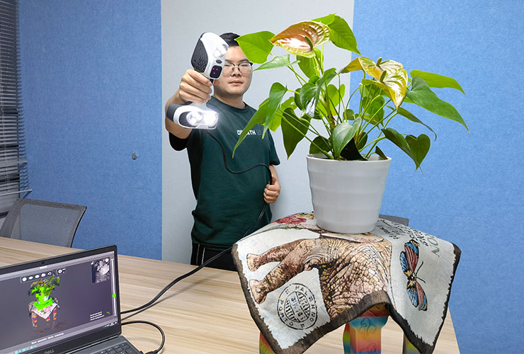 3d scanning plants with ireal 2e