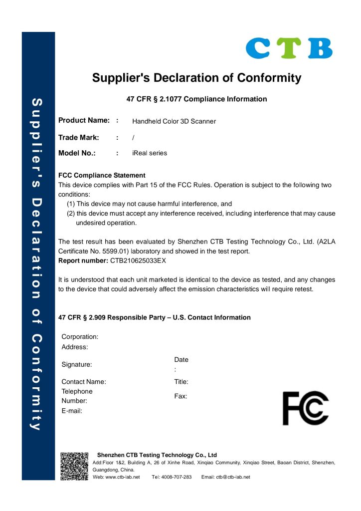 FCC Conformity