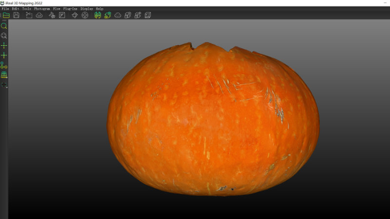 3d pumpkin model - ireal 3d mapping