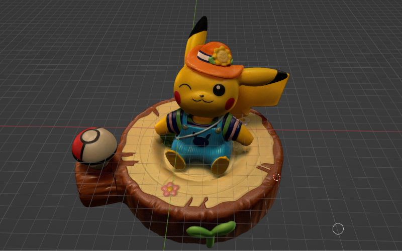 High-definition 3D Mapping Solution for a Pikachu Water Bottle