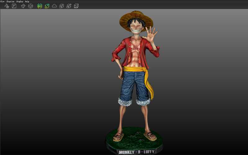Stunning Colors! Recreate Monkey·D·Luffy of Japanese Anime “One Piece” in 30 Minutes