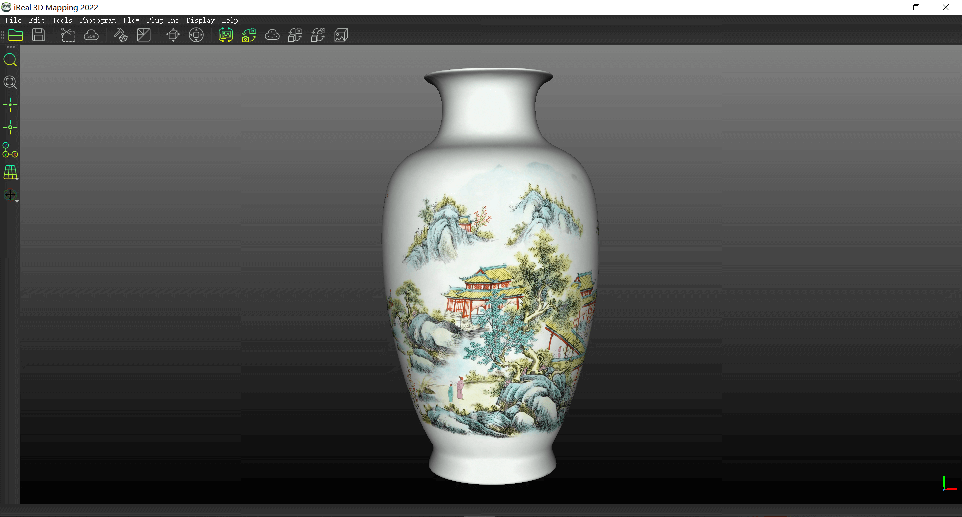 3d color vase