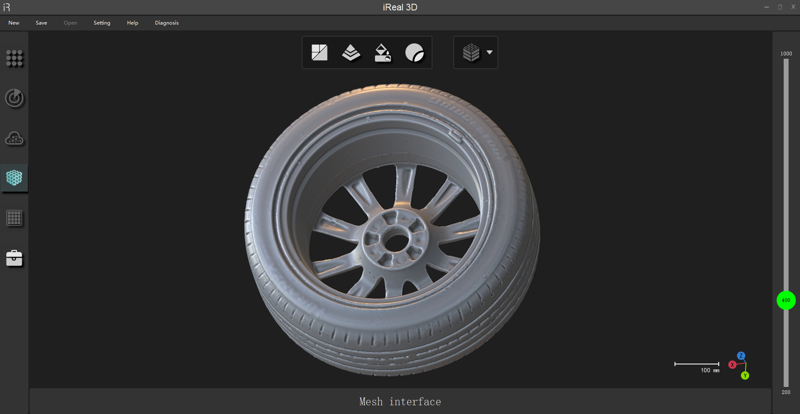 3d data of car tyre